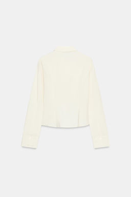FITTED POPLIN SHIRT - Zara фото 7