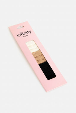 Infinity / Удлинители для бюстгальтера в наборе из 3 шт. Luvaj телесный