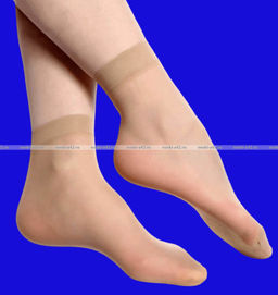 Цена за 10 пар. Носки капрон женские бежевые