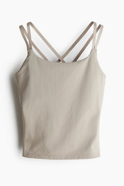 Top de deporte en DryMove con sujetador integrado - H&m фото 7