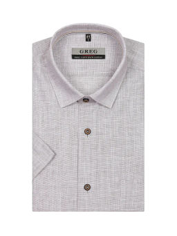 Сорочка мужская короткий рукав GREG 530/201/FL/1p