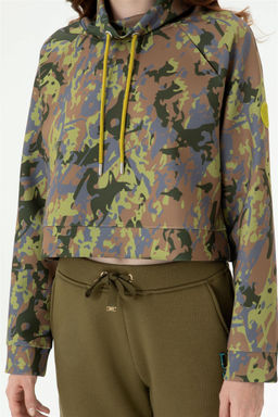 Женский свитшот цвета хаки - U.s. polo assn фото 14