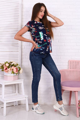 Футболка Натали 71022 полуприлегающая из хлопка  фото 7