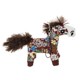 Игрушка набивная "Лошадка", с цепочкой, L11 W2,5 H9 см, 4в.