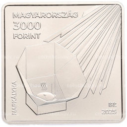 Монета 3000 форинтов 2025 года Венгрия 125 лет со дня рождения Марии Телькеш