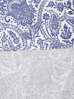 Скатерть из рогожки Персия голубой 150х180 - Амавес-текстиль фото 6