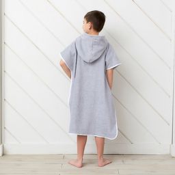 Полотенце-пончо Крошка Я Гномик, цвет серый, размер 24-32, 100 % хлопок, 320 г/м2  фото 16