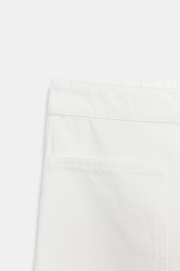 PANTAL?N DENIM BARREL BOLSILLOS ZW COLLECTION / Blanco - Zara фото 20