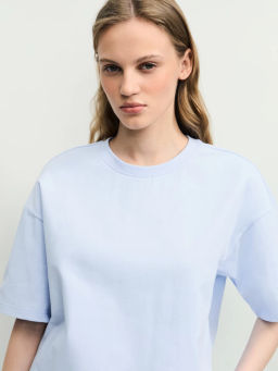 Базовая футболка оверсайз из хлопка / Zarina