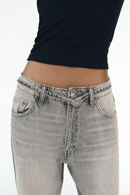 MID-RISE TAILORED BALLOON JEANS - Zara фото 13