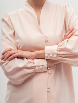 Блузка OD-735-10 бледно-розовый - Tantino фото 5
