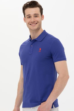 Мужская синяя базовая футболка - U.s. polo assn фото 3