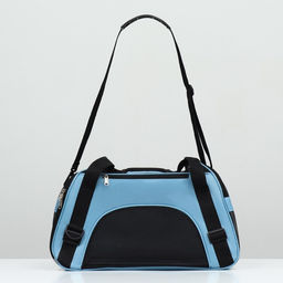 Сумка-переноска сетчатая,52 х 25 х 33 см, голубая - Пижон фото 2