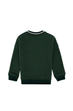 Erkek _ocuk Koyu Ye_il Bisiklet Yaka Sweatshirt - U.s. polo assn фото 3