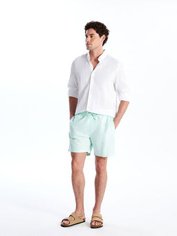 K?sa Boy Bask?l? Erkek Deniz ?ortu