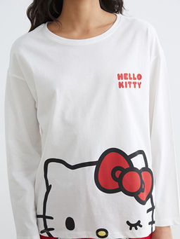 Hello Kitty Bask?l? Kad?n Pijama Tak?m