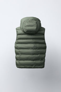 CHALECO ULTRALIGERO CAPUCHA WATER REPELLENT / Khaki - Zara фото 3
