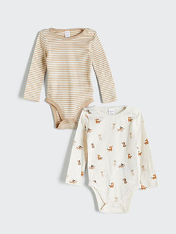 ?izgili Erkek Bebek ??t??tl? Body 2li