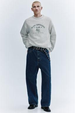 Sudadera con motivo bordado Relaxed Fit - H&m фото 5