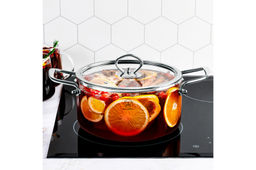 Кастрюля 2,5 л 30*20*14,5 см Crystal glass с крышкой - Elan gallery фото 32