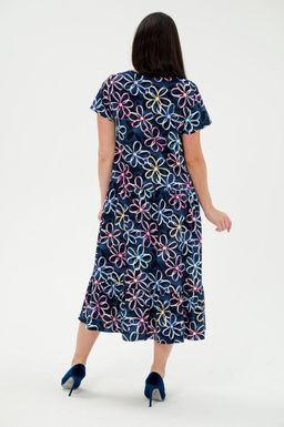 Платье женское из кулирки Кармелита лепесток - Амадэль фото 9