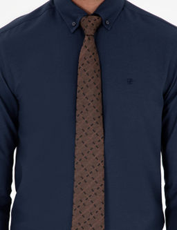 Lacivert Slim Fit Uzun Kollu G_mlek - Pierre cardin фото 6