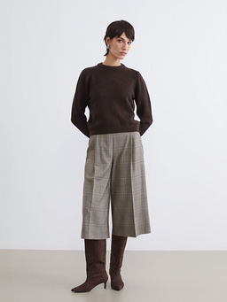 Bisiklet Yaka Kad?n Triko Kazak