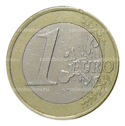 Монета 1 евро 2002 года F Германия