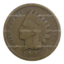 1 цент 1905 года США