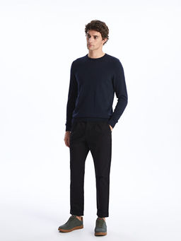 Bisiklet Yaka Erkek Triko Kazak