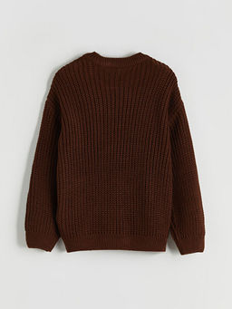 Bisiklet Yaka Triko Erkek ?ocuk Kazak