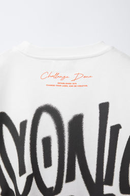 GRAFFITI PRINT T-SHIRT - Zara фото 4