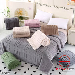 Плед на кровать мягкий