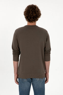 Erkek Vizon Sweatshirt Sepette S_rpriz _ndirim - U.s. polo assn фото 5