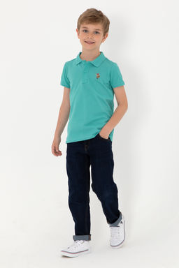 Erkek Гocuk Mint Basic Polo Yaka TiЕГrt