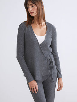 Kruvaze Yaka Kad?n Bluz