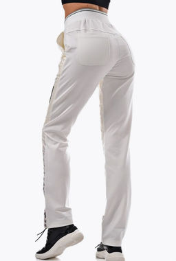 Брюки из тонкого футера  комбинированные с плащевкой . - А+б коллекция фото 27