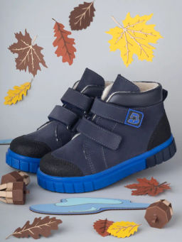 BL-270(24) Ботинки цвет темно-синий (байка) - Bottilini фото 2