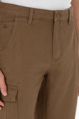 Мужские брюки цвета хаки из плотной ткани Неожиданная скидка в корзине - U.s. polo assn фото 5