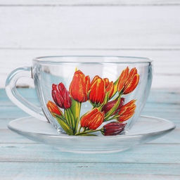 Чайная пара Лаура Букет / 16 /уп 12/ 3 вида - ГалеонТрейд фото 6
