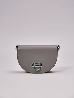 Сумка кожаная на плечо Azaro 31032 нельсон/серый