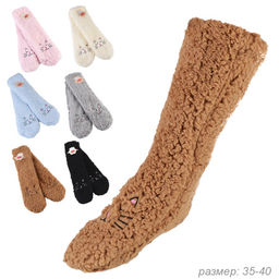Носки женские флисовые р. 35-40 / MNZ-15 /уп 6/