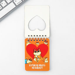 Подарочный набор канцелярский, ластики 2 шт., блокнот, карандаши «Котик»