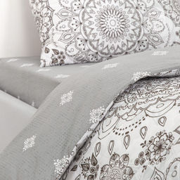 Постельное белье Сорренто (поплин зима-лето) Евро/Пододеяльник стеганый (молния): 1 шт. - 215*200; Простыня: 1 шт. - 215*240; Наволочка (клапан): 2 шт. - 70*70; Зима - лето - Артпостель фото 3