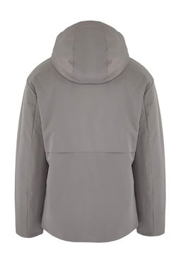 Gri Fitted K?sl?k Kal?n Parka Erkek Mont TMNAW26MO00007 - Trendyolmilla фото 7