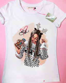 Эксклюзивная футболка Yana Pletneva упаковка плотный Zip пакет!