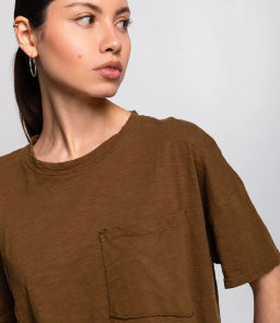 Футболка #КТ002258, тёмный хаки