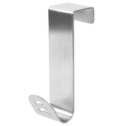 Крючок на дверь Волна, набор 2шт, 2,5х8,5х2см, нерж, в блистере (Китай) - Домашняя мода фото 2