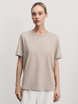 Базовая футболка из хлопка / Zarina фото 4