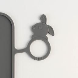 Коврик силиконовый под миску Паттерн, 30х40 см, серый - Пушистое счастье фото 7